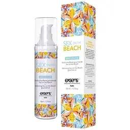 Масажне масло Exsens Sex on the Beach розігріваюче, без цукру, без парабенів, їстівне 50 мл