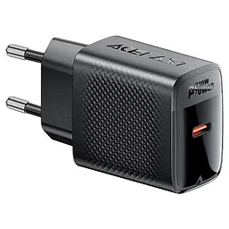 Сітчасте зарядне пристрій ACEFAST A102 PD30W GaN single USB-C charger (EU) чорний - мініатюра 3