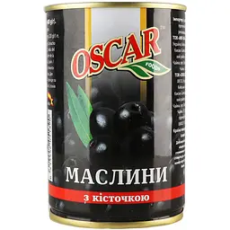 Маслини Oscar з кісточкою 400 г (851849)