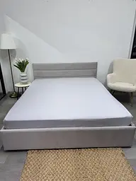 Простирадло на резинці Ecotton 180х200 см сірий Light Grey 24586 (24586) - мініатюра 3