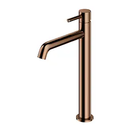 Змішувач для умивальника Omnires Y copper (Y1212CP) високий, мідний глянцевий