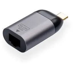 Перехідник Type-C Male to RJ45 Lan 1 Gbps compact Vinga (VCPATCLGBC)