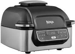 Мультипіч Ninja Foodi Health MultiGrill & Air Fryer чорна (AG301EU) - мініатюра 3