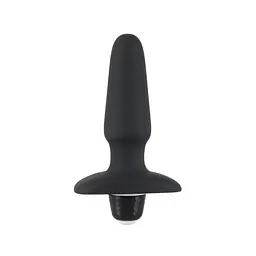 Анальна пробка Sweet Smile Rechargeable Butt Plug 14 см (чорний)