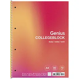 Коледж-блок Student A4+ 80 аркушів у клітинку 4 шт. (A4-080-6715K) - мініатюра 2