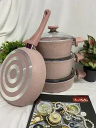 Набір посуду O.M.S. Collection 3005 Pink 7 предметів - мініатюра 2