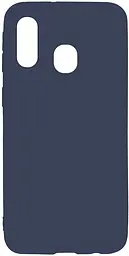 Чохол-накладка TOTO 1mm Matt TPU Case Samsung Galaxy A40 Navy Blue