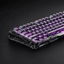 Клавіатура GravaStar Mercury K1 Lite 80keys BSUN Grey BT/WL/USB Transparent Black (GSV75LITE_XTAL_BLK) - мініатюра 13
