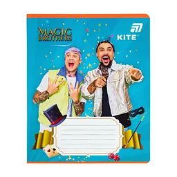 Зошит Kite Magic Brothers, 12 аркушів, клітинка (MB26-232), в асортименті - мініатюра 9