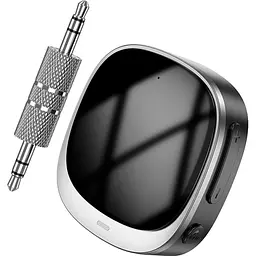 Bluetooth аудіо адаптер Hoco E80 Travel Car Black [133458] - мініатюра 4