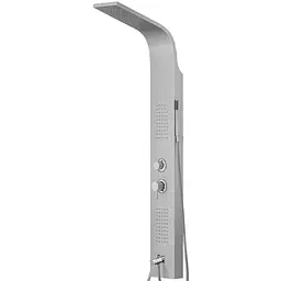 Душова панель Corsan Alto silver з виливом A017MSLW, Сірий