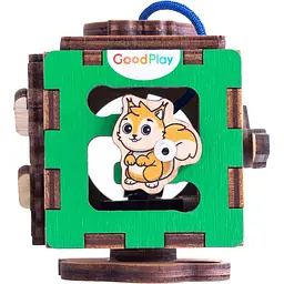 Бізікубик GoodPlay Звірі 5х5х5 см (К113) - мініатюра 4