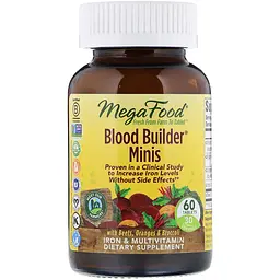 Будівельник крові MegaFood Blood Builder Minis 60 таблеток - мініатюра 2