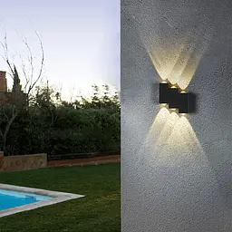 Підсвітка Brille фасадна LED 8W WW IP54 BK (AL-620/8) - мініатюра 2