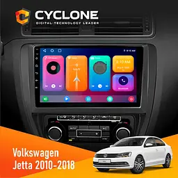 Штатна магнітола Volkswagen Jetta 2010-2018 Cyclone C10-001 2x32 CPL Cyclone (НФ-00005117)