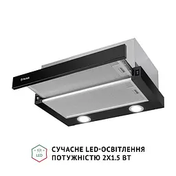 Витяжка телескопічна PERFELLI TL 502 BL LED - мініатюра 4