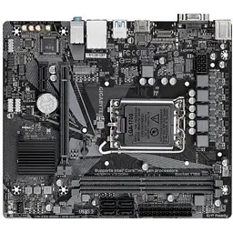 Материнська плата Gigabyte LGA1700, H610M H V3 DDR4, H610, 2xDDR4, Int. 4xUSB3.2/8xUSB2.0, VGA/HDMI, MicroATX - мініатюра 4