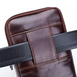 Чоловіча шкіряна бананка BULL 15х9.5х2 см sum0025633 - мініатюра 19