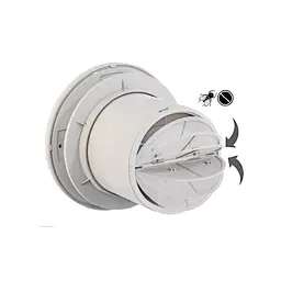Вентилятор Horoz Electric AIRYMAX-4 12W (10см) білий - мініатюра 2