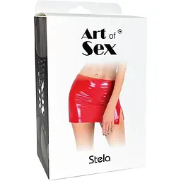 Сексуальна вінілова спідниця Art of Sex Stella колір чорний L-2XL - мініатюра 3