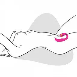 Вібратор Adrien Lastic My G із вакуумною стимуляцією клітора, 16х3.5 см рожевий - мініатюра 9