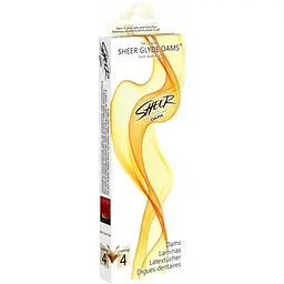 Латексні серветки Glyde Health Sheer Glyde Dams (4 шт.)