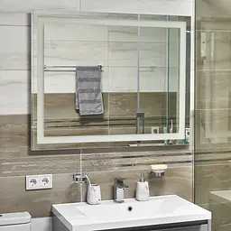 Дзеркало Unio MRR-05 SQR-AA 1000 x 800 mm LED FL 000026930 - мініатюра 2