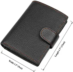 Чоловічий шкіряний гаманець Vintage 9,5х12 см acs0015340 - мініатюра 4