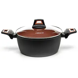 Каструля Hölmer кована з кришкою CR-1342-SBMCL Carrot 4,2 л (CR-1342-SBMCL Carrot) - мініатюра 2