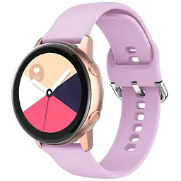 Ремінець Universal 20 mm Silicone Design Samsung/Amazfit/Huawei Lavander