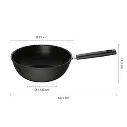 Сковорода WOK Fiskars Hard Face 28 см (1052233) - мініатюра 2