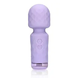 Міні-вібратор Loveline Mini Wand, 11.4 см (фіолетовий) - мініатюра 2