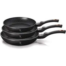 Набір сковородок із 3 предметів Black Rose Collection Berlinger Haus kuh0014013