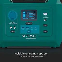Зарядна станція V-TAC / 300 Вт / 288 Вт/ч / LiFePO4 (VT-303N) UA - мініатюра 11