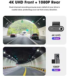 Відеореєстратор DDPAI Dashcam N5 2026 + камера заднього виду - мініатюра 7