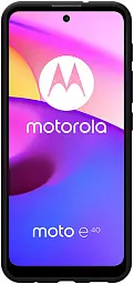 Силіконовий чохол BeCover для Motorola Moto E30 / E40 Black (707987) - мініатюра 2