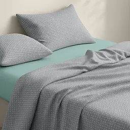Дитяча преміум постільна білизна Cosas NORDIC WAVE CS10 110х140см (NordicWeave_El80-66WashedCottonNevada_140) - мініатюра 2
