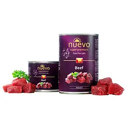 Консерва для кішок Nuevo Adult Beef 200 г (яловичина)