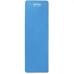 Килимок (мат) для йоги та фітнесу Gymtek NBR 1см голубий - мініатюра 3