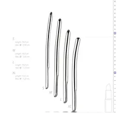 Набір уретральних стимуляторів Sinner Gear Unbendable – Single Ended 4 шт, діаметри 9,10,11,12мм