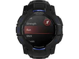 Смарт-годинник Garmin Instinct 3 50mm AMOLED Black with Black Band (010-03020-03) - мініатюра 3