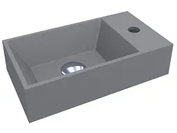 Умивальник Miraggio Copper 400 mirastone gray Сірий 0000802