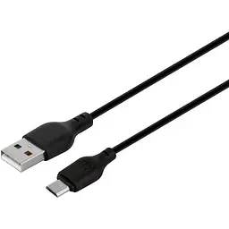 Зарядний пристрій XO L57 2.4A/2USB + MicroUSB Cable Black - мініатюра 2