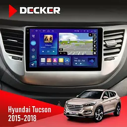 Штатна магнітола Hyundai Tucson 3 2015-2018 Decker D9-009 4x64, DSP, 4G, 2k Decker (НФ-00008222)