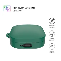 Чохол для навушників Armorstandart Hang Case для Xiaomi Redmi Buds 6 Active Green (ARM81093) - мініатюра 2