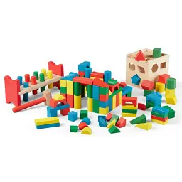 Розвиваюча іграшка Melissa&Doug МЕГА-набір Кубики/Сортер/Стучалка (MD93685) - мініатюра 2