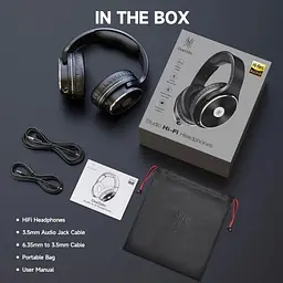 Навушники OneOdio Studio Hifi 3,5мм/6,35мм Black (Studio Hifi Black) - мініатюра 3