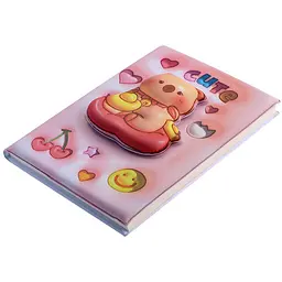 Блокнот ZiBi Capybara 2 Kids Line 3D 145х210 мм клітинка 80 аркушів (ZB.700009) - мініатюра 2