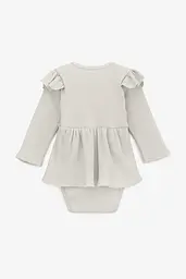 Бодi-човник зі спідничкою для дівчинки Baby Life B-935 68 см Сірий shop (2000999167058) - мініатюра 5