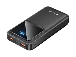 Зовнішній акумулятор (Power Bank) Vention 20000mAh 22.5W Black (FHLB0) - мініатюра 2